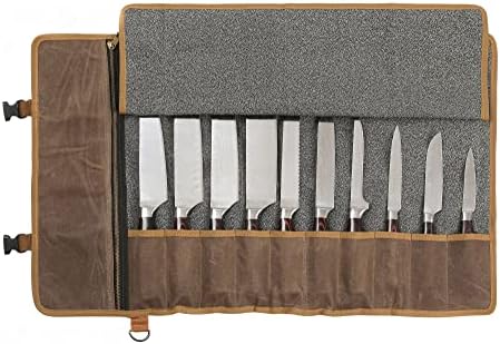 Denifiter Professional Chef Knife Bag with Anti-Cutting Fabric