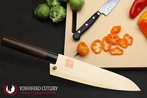Premium Natural Magnolia Wood Gyuto Saya Cover Drop-Ship