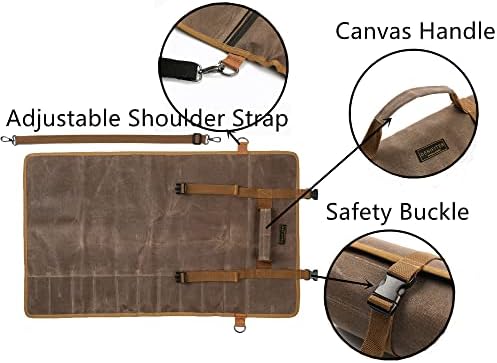 Denifiter Professional Chef Knife Bag with Anti-Cutting Fabric