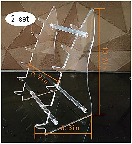 Lufr Arcylic Knife Display Stand Holder 6 Pcs 1
