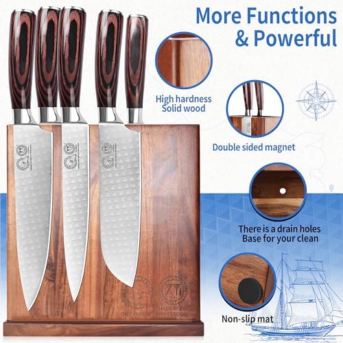 XYJ Magnetic Knife Block Holder Multifunctional Kitchen Storage