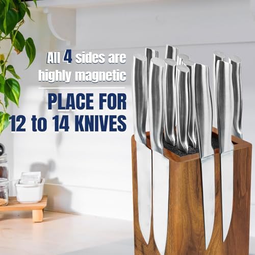Dmore Magnetic Knife Holder 360 Rotation Compact Storage