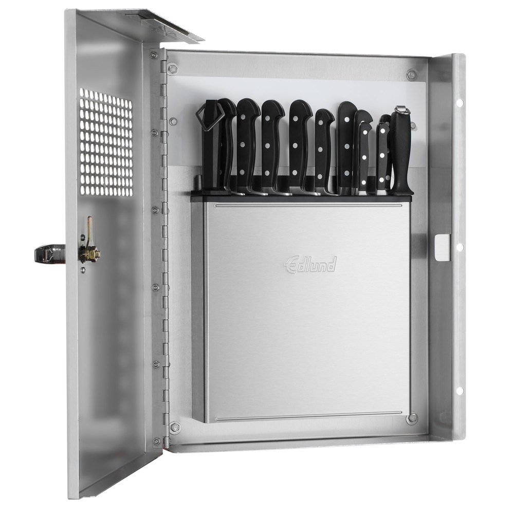 Stylish Steel Kitchen Organization with Tamper-Proof Design