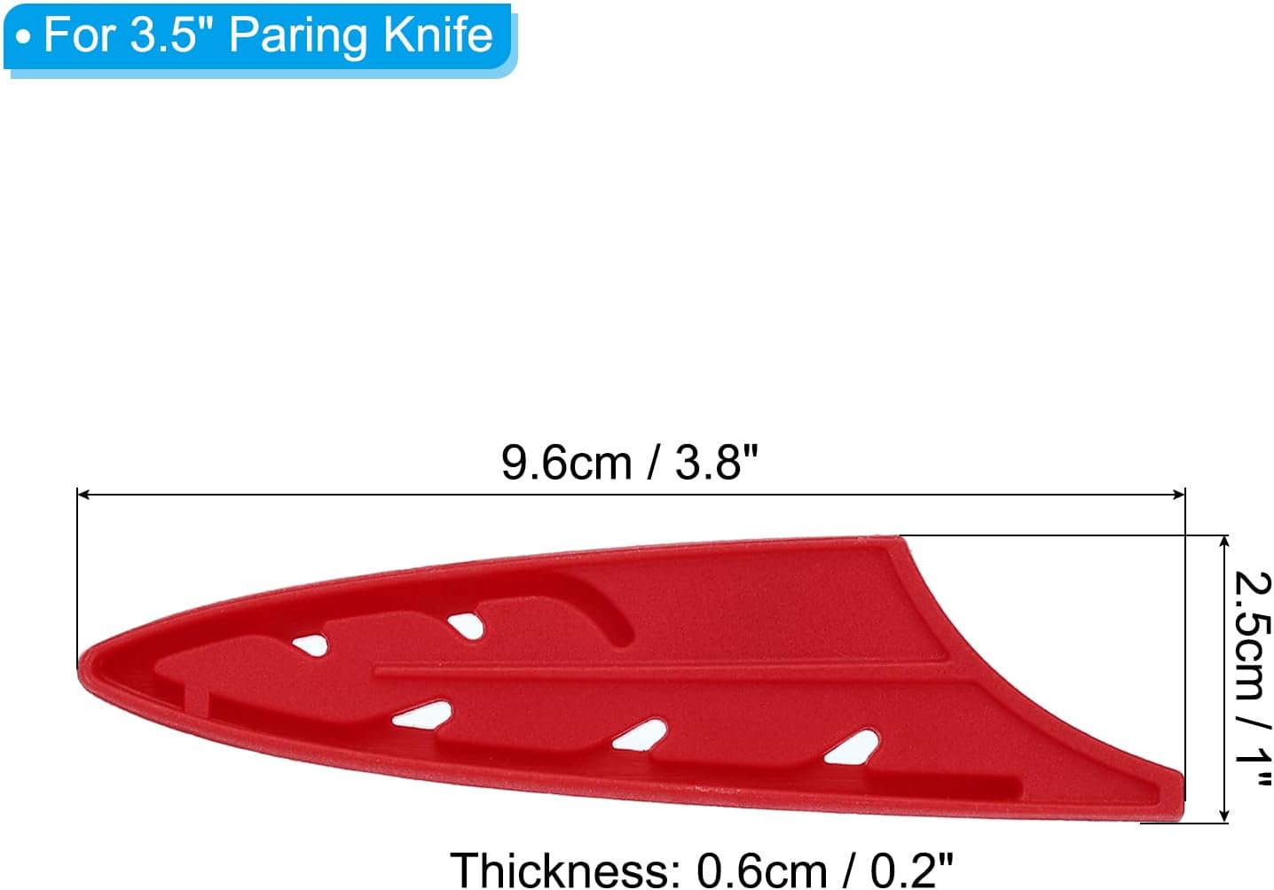 Compact Durable Paring Knife Covers by PATIKIL