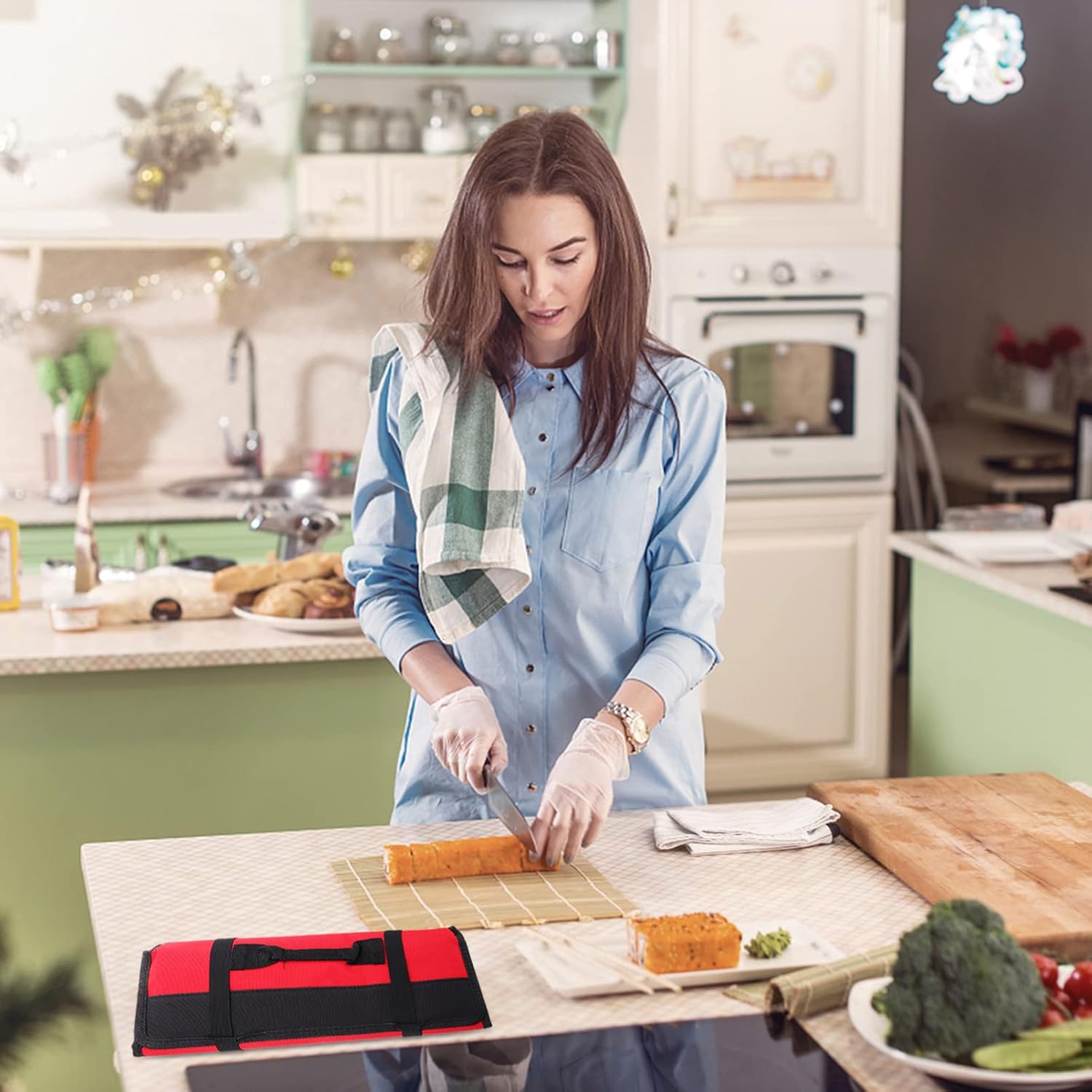 Portability Convenience Professional ChefKnife Roll Bag