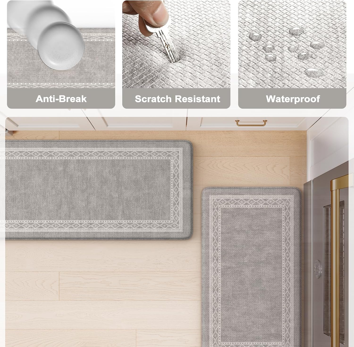 Perfect Pair of Anti-Fatigue Kitchen Mat