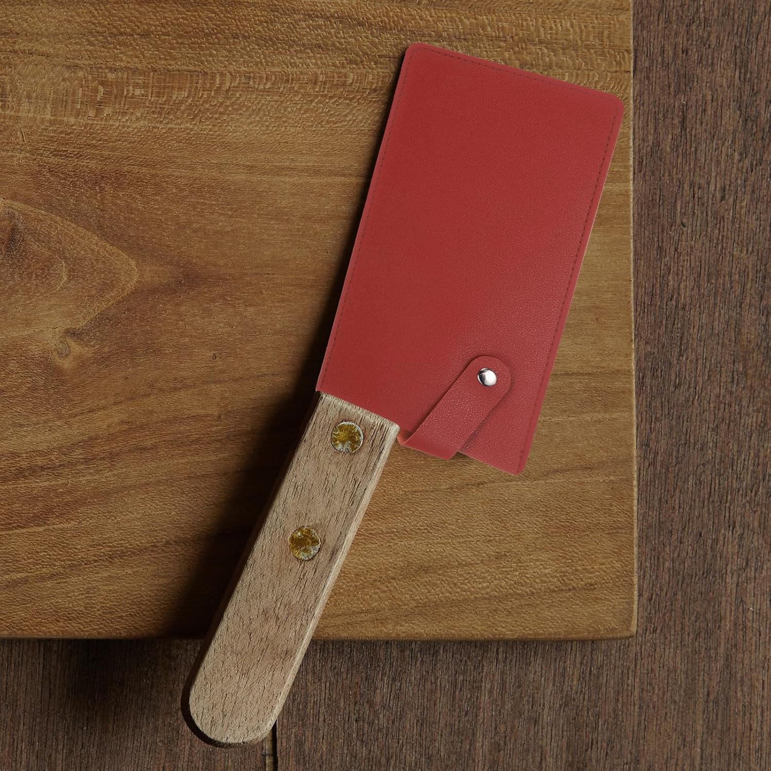 PATIKIL_encoded PU Leather Knife Sheath - Waterproof Durable Kitchen Knives Protector
