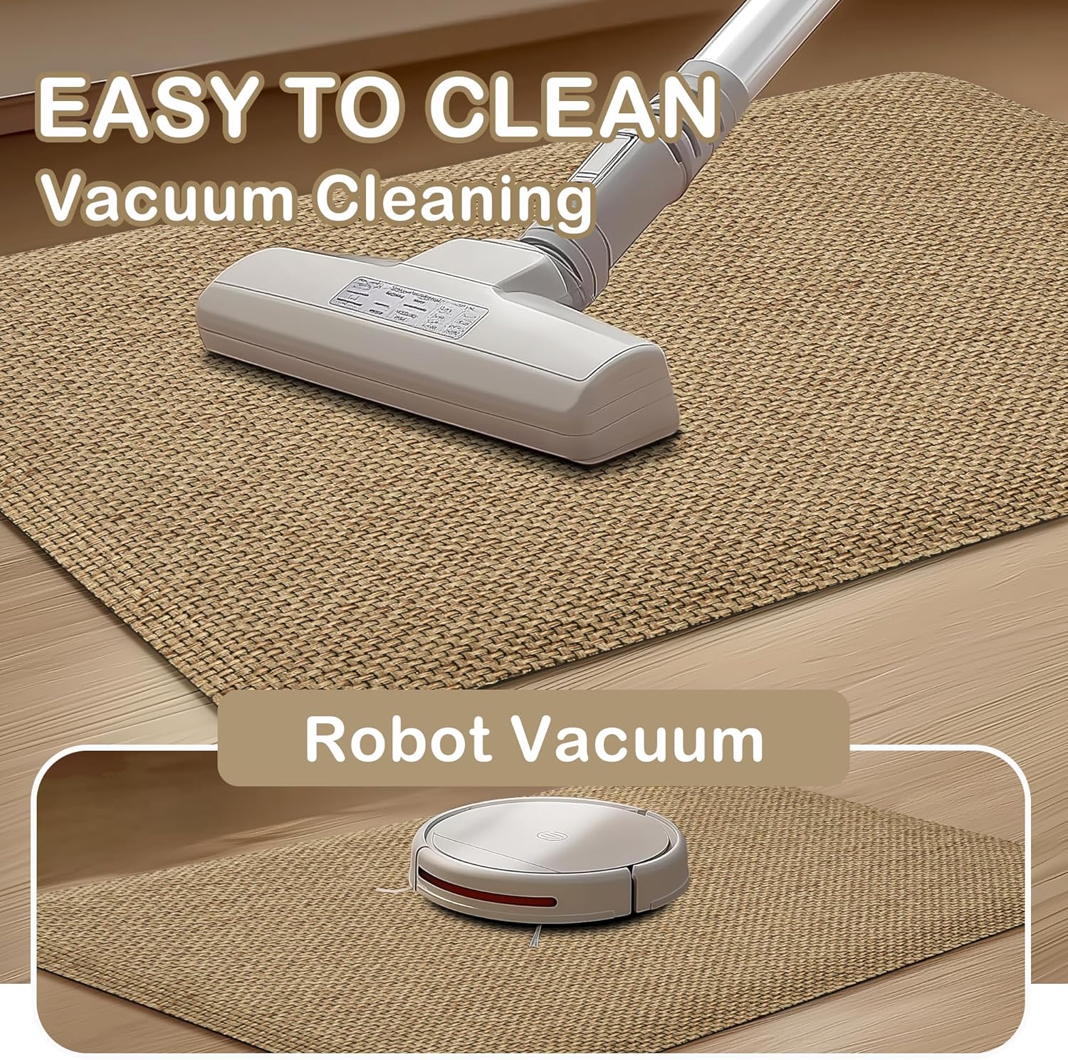 Non-Slip Kitchen Rug Anti-Fatigue Absorbent Kitchen Mat
